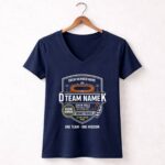 Personalized Dirt Track Crew 2 Womens V Neck.jpg