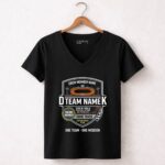 Personalized Dirt Track Crew 4 Womens V Neck.jpg