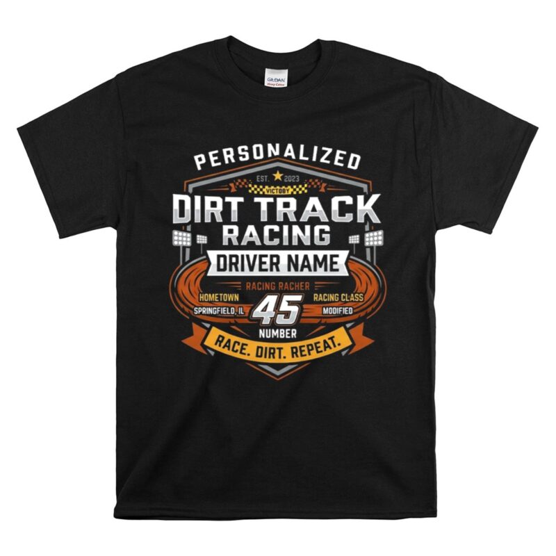 Personalized Dirt Track Racing 1 T Shirt.jpg