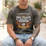 Personalized Dirt Track Racing Comfort Colors T Shirt 4.jpg