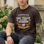 Personalized Dirt Track Racing Comfort Colors T Shirt 5.jpg