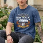 Personalized Dirt Track Racing Comfort Colors T Shirt 8.jpg