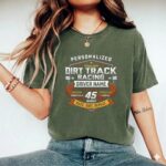 Personalized Dirt Track Racing Comfort Colors T Shirt 9.jpg