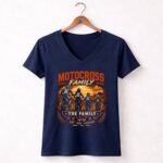 Personalized Motocross Family Funny 2 Womens V Neck.jpg