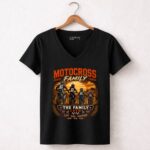 Personalized Motocross Family Funny 4 Womens V Neck.jpg