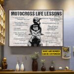 Personalized Motocross Life Lessons Poster Canvas 1.jpg