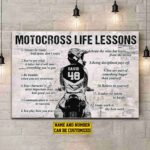 Personalized Motocross Life Lessons Poster Canvas 3.jpg