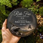 Personalized Motocross Memorial Ride Free Ceramic Ornament 2.jpg
