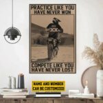 Personalized Motocross Racer Dirt Bike Practice Like You Have Never Won Wall Art 2.jpg