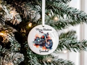 Personalized Motorbike Christmas Ceramic Ornament 1.jpg