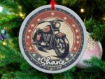 Personalized Motorcycle Christmas Ceramic Ornament 2.jpg