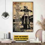Personalized Name And Number Dirt Bike Wall Art While On This Ride Called Life Motocross 2.jpg