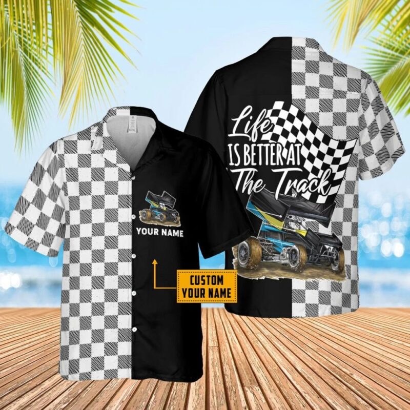 Personalized Name Dirt Track Hawaiian Shirt 1.jpg