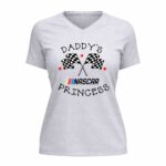 Personalized Nascar Daddys Princess 4 Womens V Neck.jpg