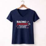 Personalized Racing Grandma 2 Womens V Neck.jpg