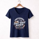 Professional Dirt Bike Rider In Training 2 Womens V Neck.jpg
