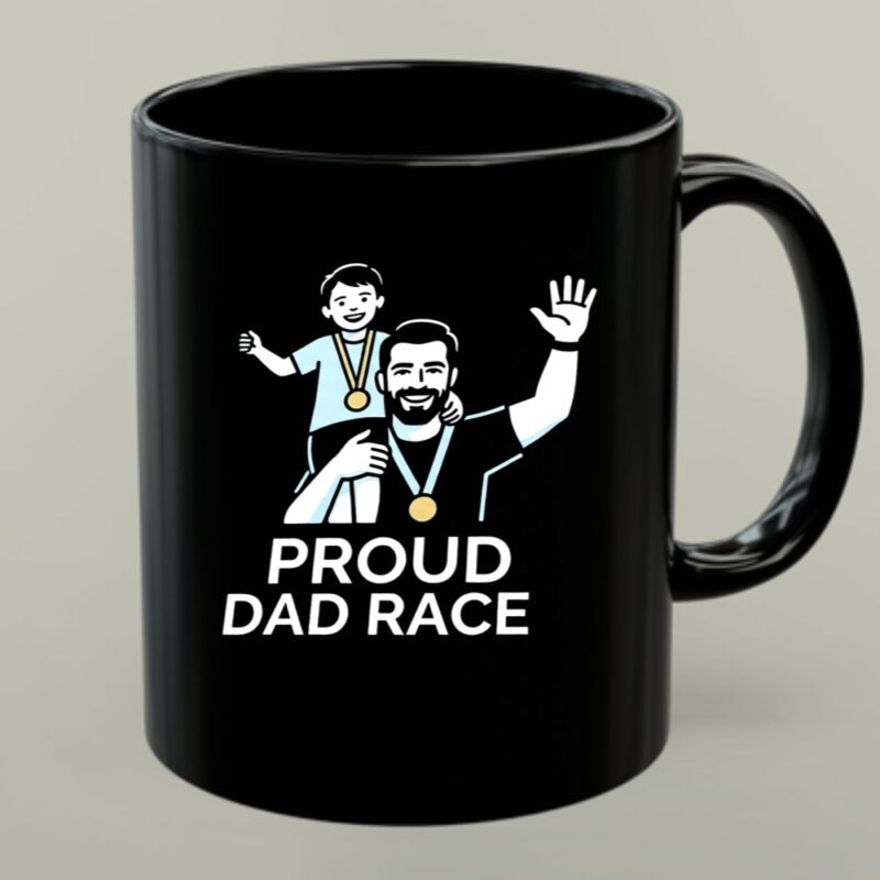 Proud Dad Race Dad and Son 1 mug.jpg