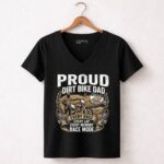 Proud Dirt Bike Dad 4 Womens V Neck.jpg