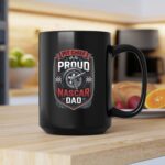Proud Nascar Dad Pit Chiefs Flag Checkered 2 mug.jpg