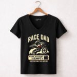 Race Dad Bank Account Empty Supporting The Dream 4 Womens V Neck.jpg