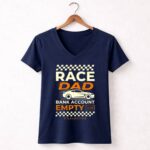 Race Dad Bank Account Empy Its A Lifestyle 2 Womens V Neck.jpg