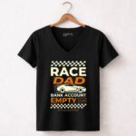 Race Dad Bank Account Empy Its A Lifestyle 4 Womens V Neck.jpg
