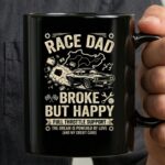 Race Dad Broke But Happy 3 mug.jpg