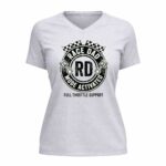 Race Dad Mode Activated Full Throttle Support 4 Womens V Neck.jpg