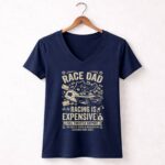 Race Dad Racing Is Expensive Full Throttle Support 2 Womens V Neck.jpg