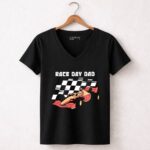 Race Day Dad F1 Matching Fathers Day 4 Womens V Neck.jpg