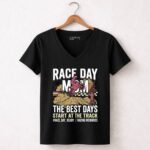 Race Day Dirt Bike Mom 4 Womens V Neck.jpg