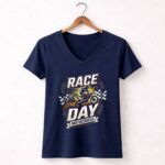 Race Day Motocross 2 Womens V Neck.jpg