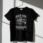 Race Day Therapy Proud Dad 3 T Shirt.jpg