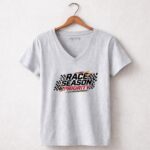 Race Season Priority Funny Racing 6 Womens V Neck.jpg