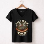 Race Track Dad 4 Womens V Neck.jpg