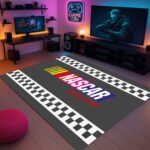 Race Track Nascar Racing Rectangle Rug 1.jpg