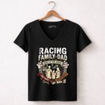 Racing Family Dad 4 Womens V Neck.jpg