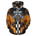 Racing Flag Checkered Distress All Over Print Hoodie 2 1.jpg