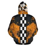 Racing Flag Checkered Distress All Over Print Hoodie 3 1.jpg