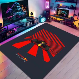 Red Bull Racing Formula One Car Rectangle Rug 1.jpg
