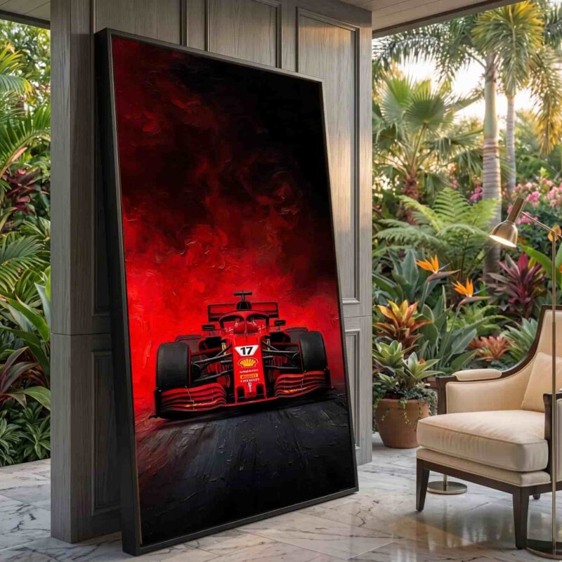 Red Formula Race Car Canvas 1.jpg