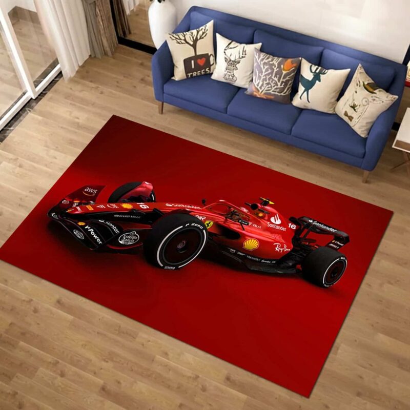 Red Racing Car Rectangle Rug 1.jpg