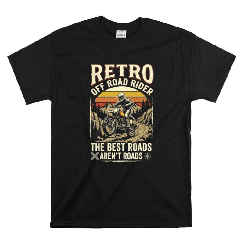 Retro Off Road Rider 1 T Shirt.jpg