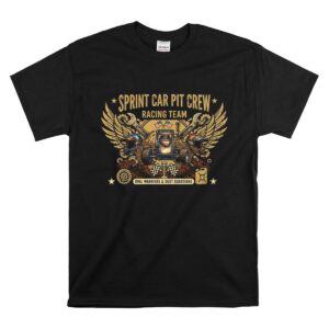 Sprint Car Pit Crew Racing Team 1 T Shirt.jpg