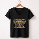 Sprint Car Pit Crew Racing Team 4 Womens V Neck.jpg