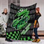 Sprint Car Racing Blanket Green 2.jpg