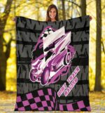 Sprint Car Racing Blanket Pink 2.jpg