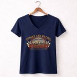 Sprint Car Vintage Racing Speedway 2 Womens V Neck.jpg