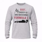 Sst Daddy I Are Watching Formula 1 Checkered 6 Long Sleeves.jpg