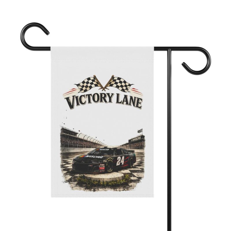Stock Car Racing Victory Lane Racecar Garden Flag 1.jpg
